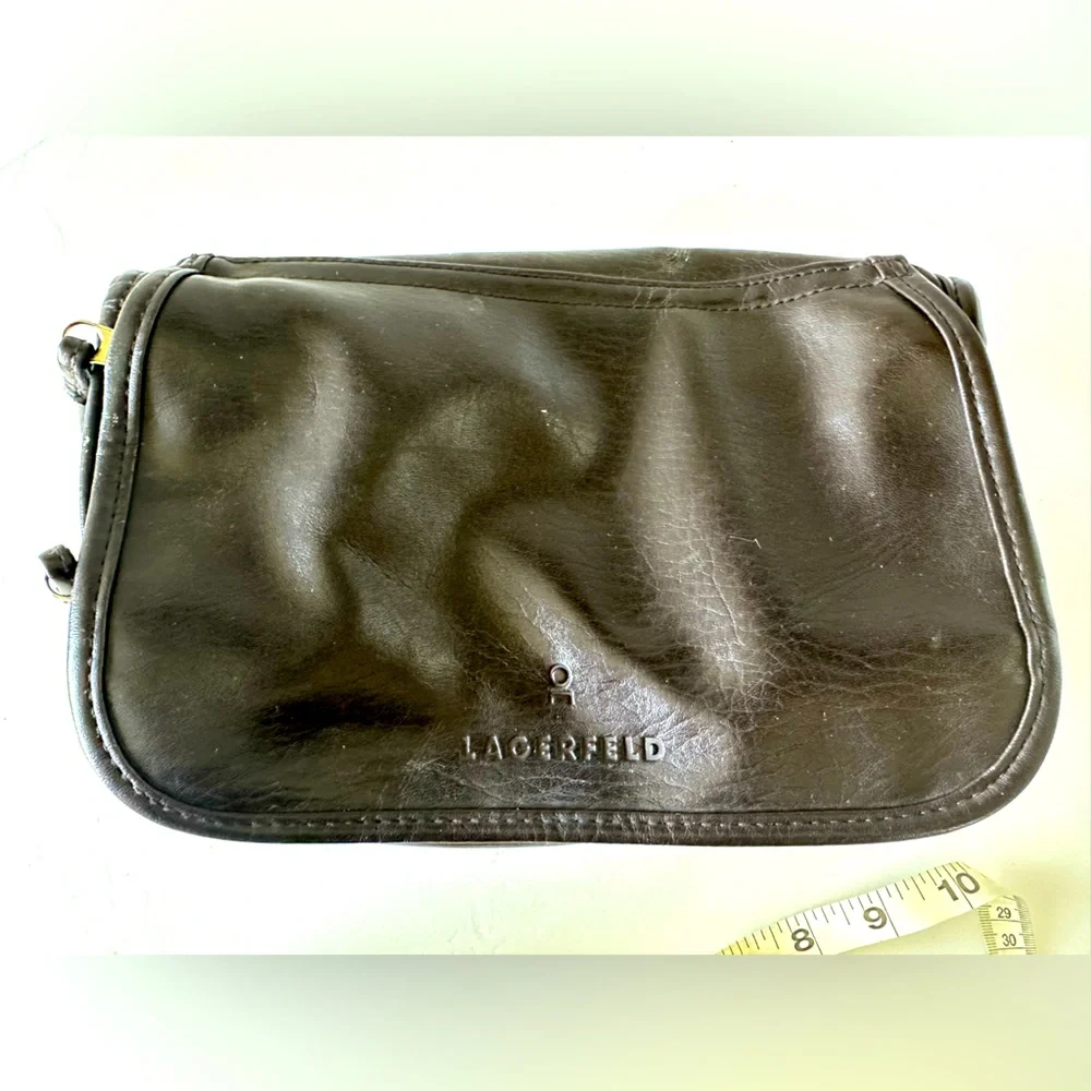Vintage Lagerfeld ‎ Leather Clutch